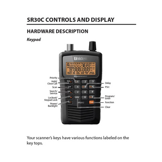 Uniden SR30C Handheld Scanner