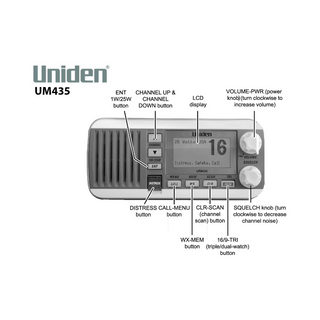 Uniden UM435 -- UM435BK